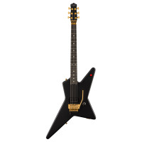EVH Limited Edition Star, Ebony Fingerboard, Stealth Black with Gold Hardware