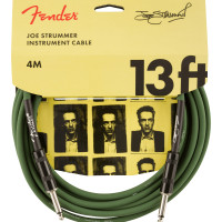 Fender Joe Strummer Pro 13' Instrument Cable, Drab Green