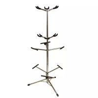 DIMAVERY Guitartree for 6pcs. black Stand for 6 guitars or basses 6