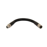 OMNITRONIC Gooseneck black XLR/XLR, 47cm
