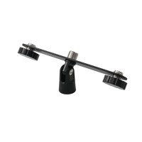 OMNITRONIC Microphone T-bar for 2 microphones