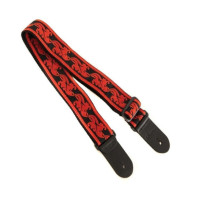 Ovation Leaf Nylon strap ruby red/black Guitar