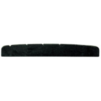 GEWA GUITAR SADDLES, SYNTHETIC, BLACK 42,0 x 5,9 x 8,8/7,5 mm 