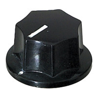 GEWA POTI BUTTON, JB-MODEL, BLACK, LARGE