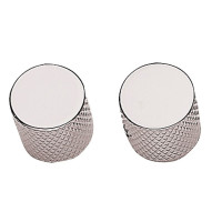 GEWA POTI BUTTON, METAL, CHROME
