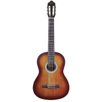 Valencia VC204HCSB classical guitar, with hybrid narrow neck, classic sunburst