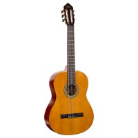 Valencia VC264H 4/4 Sized Classical Guitar High Gloss Finish, Hybrid Neck, Antique Natural