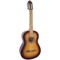 Valencia VC304CEASB classical guitar, Natural, Cutaway antique sunburst