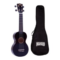 Mahalo MR1BK ukulele, black, With bag
