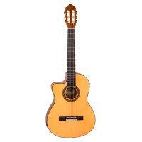 Valencia VC304CEL classical guitar, left-handed Natural, Cutaway Electric Acoustic