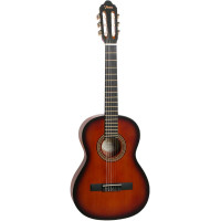 Valencia VC203HCSB 3/4 Sized Classical Guitar,Hybrid, Classic Sunburst