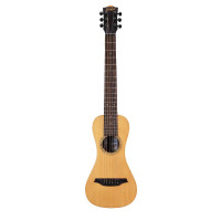 Bromo BAR3E acoustic travel guitar, electric-acoustic, natural
