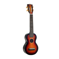 Mahalo MJ1CS3TS ukulele, soprano, concert scale neck, 3 Tone Sunburst , with bag
