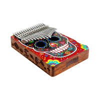 Mahalo MKA17SK kalimba, 17 keys, skull
