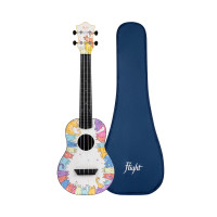 Flight TUC Kitty, Travel Concert ukulele, Basswood top,ABS B&S, Bag
