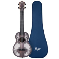 Flight TUC40 MW Mandala, Travel Concert ukulele, Basswood top,ABS B&S, Bag