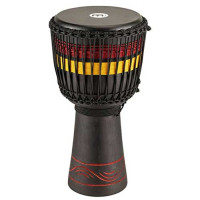 MEINL ADJ7-L AFRICAN DJEMBE LARGE BLACK WITH RED/YELLOW ROPES