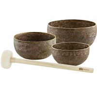 MEINL SB-O-2200 Singing Bowl Set Origin Series /W Sb-O-600, 700 900 & Sb-M-St-L Mallet