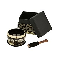 MEINL SB-OR-300-BK Singing Bowl 300g Ornamental Series Incl. Box Black