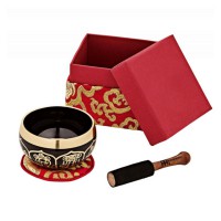 MEINL SB-OR-300-R Singing Bowl 300g Ornamental Series Incl. Box Red