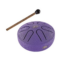 MEINL PSTD1PLF Pocket Steel Tongue Drum Purple, A-Major, Lotus Flower