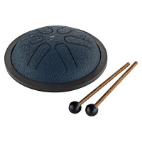 MEINL MSTD2NB Mini Steel Tongue Drum Navy Blue, A-Major A4, B4, C#5, E5, A5