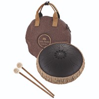 MEINL MOSTD1BK Octave Steel Tongue Drum Black, B-Minor, 432 Hz Incl. Bag & Two Mallets