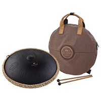 MEINL OSTD1BK Octave Steel Tongue Drum Black, D-Kurd