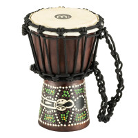 Meinl HDJ6-XXS African Style Djembe Meinl Dark Brown, Xx-Small, Headliner, Dark Serpent