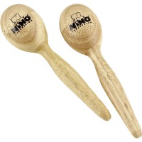 NINO565 Wood Egg-Maracas, Small Nino Pair