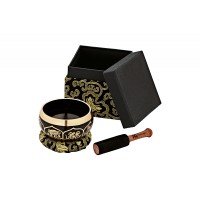 Meinl SB-OR-400-BK Singing Bowl 400g Ornamental Series Incl. Box Black