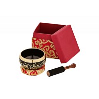 Meinl SB-OR-400-R Singing Bowl 400g Ornamental Series Incl. Box Red