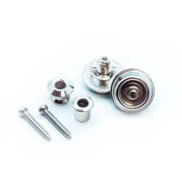 Alhambra Nickel Plated Dunlop Strap Locks