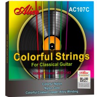 Alice AC107C-N Colorful Classical Guitar Strings, Normal Tension 