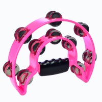 Alice ATB002 Pink, Double-Ring Tambourine 