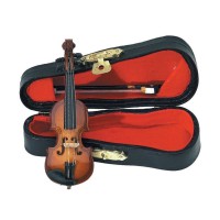 Mini-Violin 9 cm, With Bow