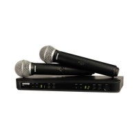 Shure BLX288E/PG58 Wireless Dual Vocal System with two PG58 Handheld Transmitters