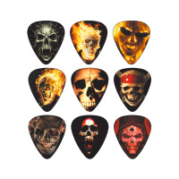 Alice AP-100HR1 Printed Clear Guitar Pick print in one side