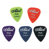 Alice AP-F Matte Nylon Pick,  ( 0.58-1.5mm,Standard Heart Shape)