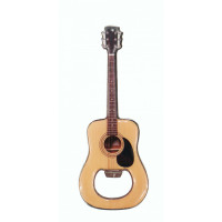 Agifty Bottle opener with magnet guitar L: 12 cm Metal