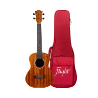 Flight Antonia T, Solid Mahogany top, Mah Back&Sides, Deluxe GigbBag