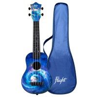 Flight TUS40 Space, Travel soprano ukulele, Baswood top,ABS B&S