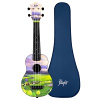 Flight TUS40 View,  Travel soprano ukulele, Baswood top,ABS B&S