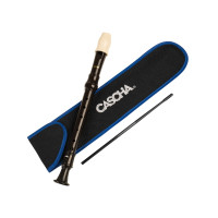 Cascha Soprano Recorder Brown, Baroque Fingering