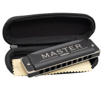 Cascha Master Edition Blues Harmonica in E Diatonic