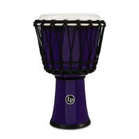 Latin Percussion Djembe World 7-inch Rope Tuned Circle Purple
