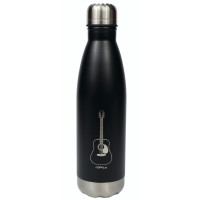 Agifty Thermo drink bottle: guitar (stainless steel / double walled) 0,5L