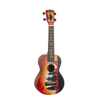 Mahalo MA2WW concert ukulele, wild west
