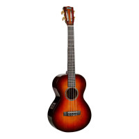 Mahalo ukulele, baritone, electric acoustic, 1v+1t (MVT2), 3 tone sunburst, with padded bag