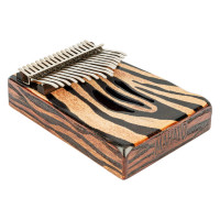 Mahalo MKA17ZE kalimba, 17 keys, zebra
